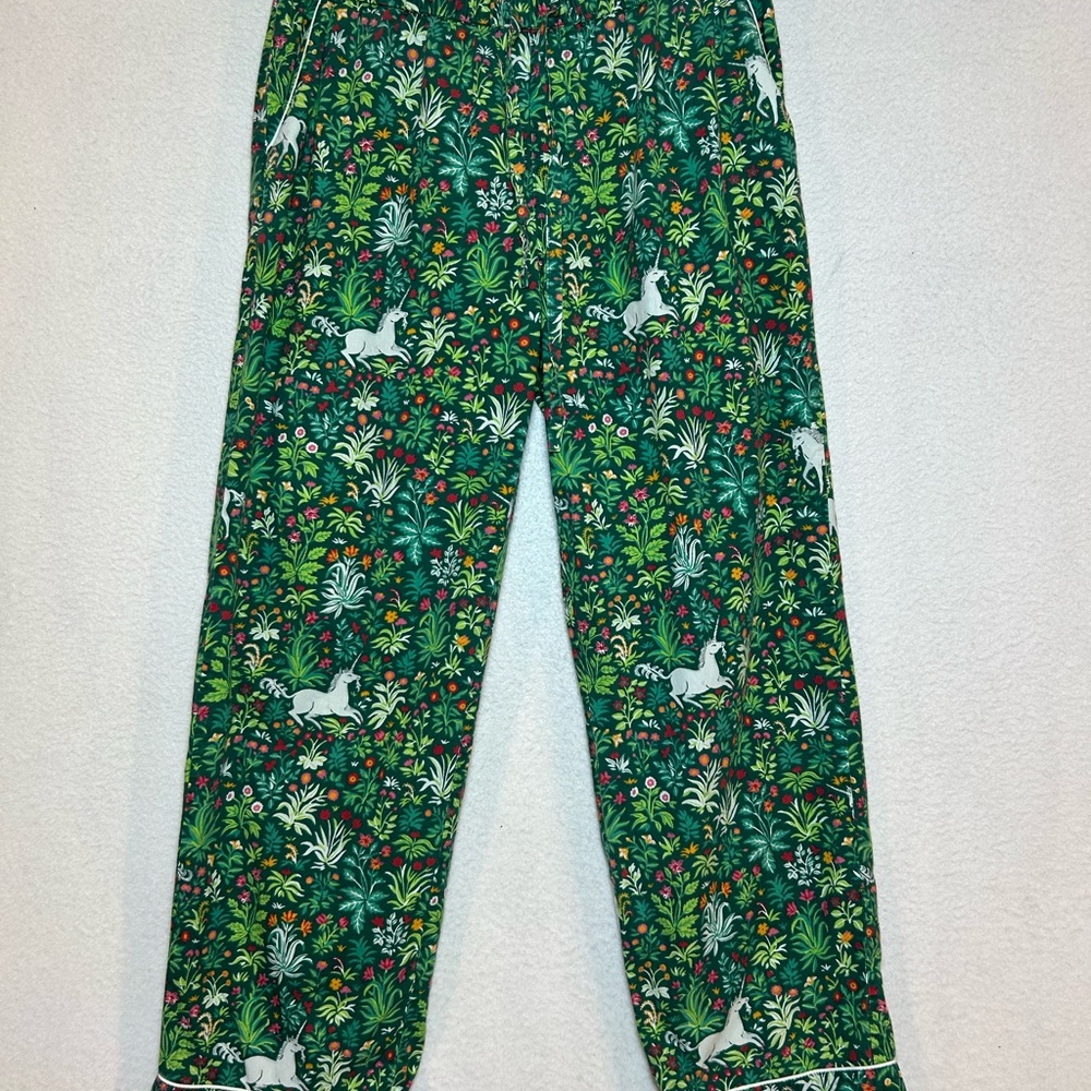 Printfresh Green and White Festive Pajamas